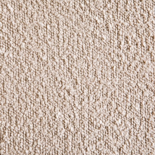 Theodor Set of 2 Dining Chairs, Ivory White Boucle