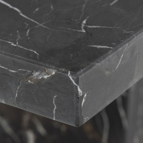 Toulouse 8 Seat Dining Table, Onyx Black Marble