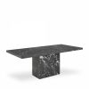 Toulouse 8 Seat Dining Table, Onyx Black Marble