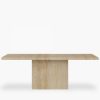 Toulouse 8 Seat Dining Table, Travertine