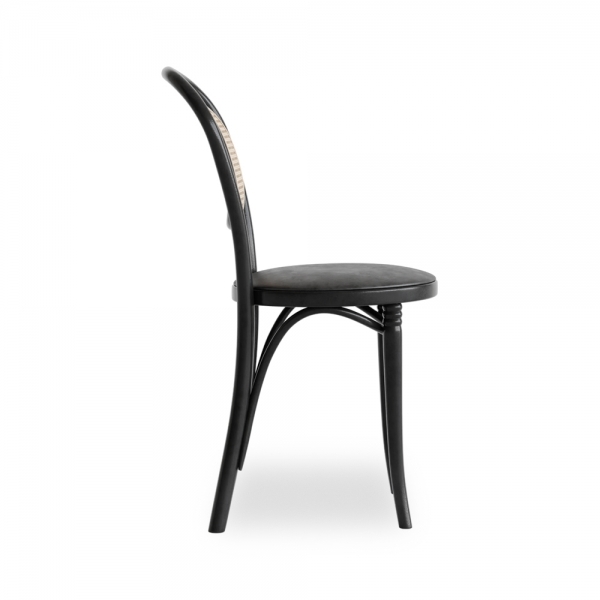 Trent Bentwood Dining Chair, Black & Vintage Black