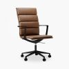 Urma High Back Office Chair, Vintage Tan & Black