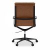 Urma High Back Office Chair, Vintage Tan & Black