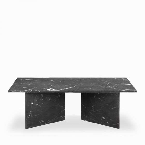 Vega Coffee Table, Onyx Black Marble