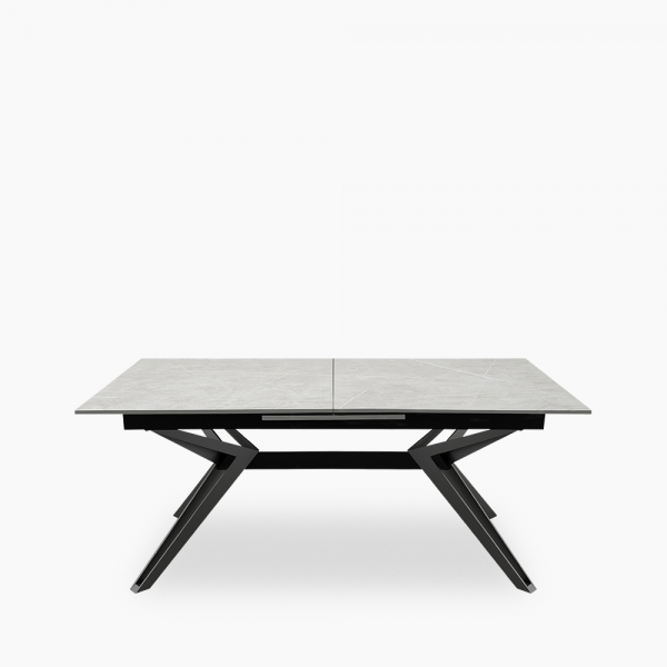 Waltham 6-10 Seat Extendable Dining Table, Grey Sintered Stone