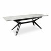 Waltham 6-10 Seat Extendable Dining Table, Grey Sintered Stone