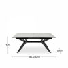 Waltham 6-10 Seat Extendable Dining Table, Grey Sintered Stone