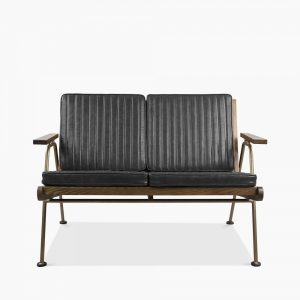 Wickham 2 Seater Sofa, Black