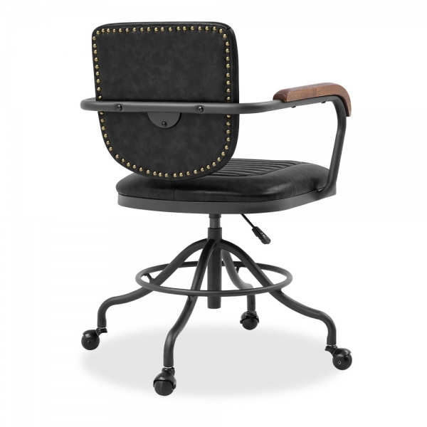 Wren Office Chair, Vintage Black