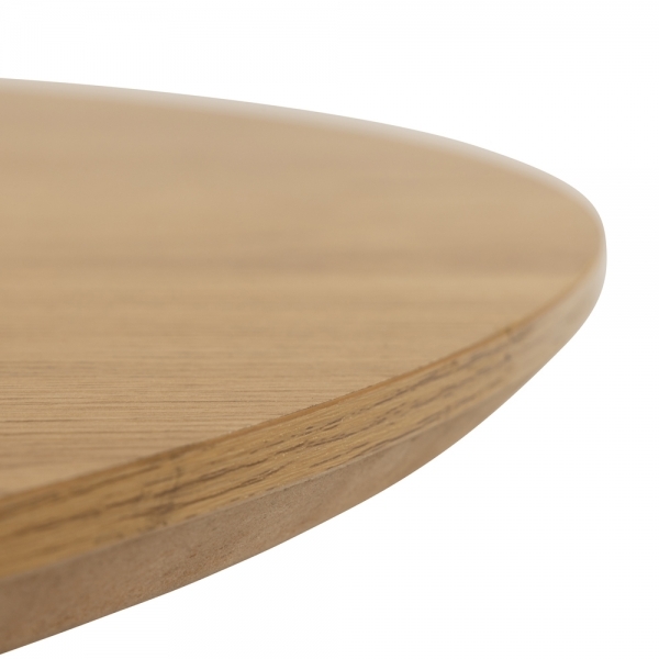 Yale Round Coffee Table, Oak