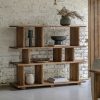 Yette Bookcase & Display Unit, Acacia Wood