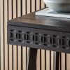 Zephyr Wooden Desk, Black Mango Wood